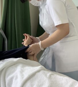 腕を抜く