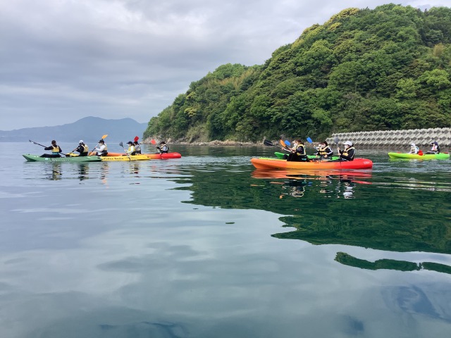 カヌー体験・出発